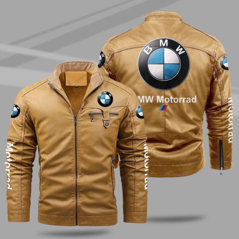 BMW Motorrad Fleece Leather Jacket TFLJ005 1