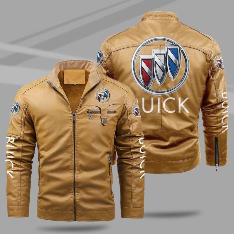 BUICK Fleece Leather Jacket TFLJ021 1