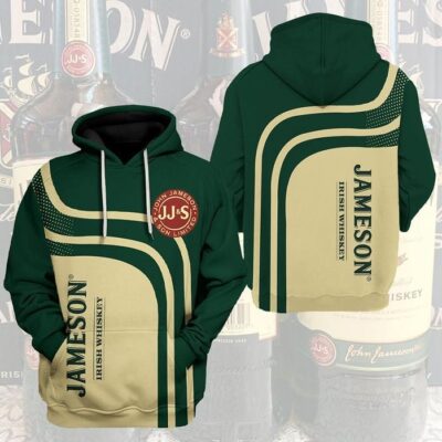 Jameson Irish Whiskey Unisex 3D Hoodie - Beige TSH622