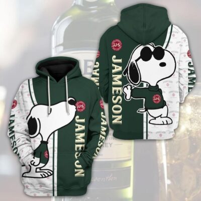 Jameson Snoopy Unisex 3D Hoodie TSH652