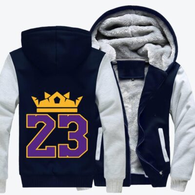 King James Basketball Fleece Zip Hoodie Jacket