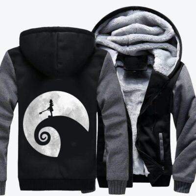 Kingdom Hearts X Nightmare Before Christmas Kingdom Hearts Fleece Zip Hoodie Jacket 2