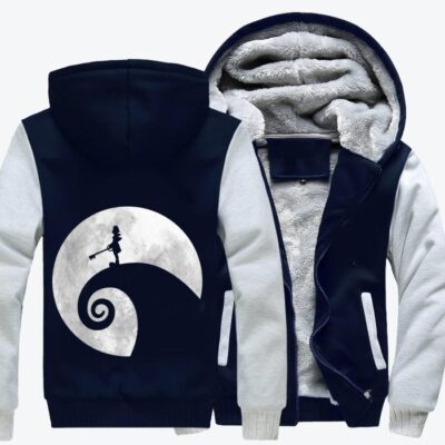 Kingdom Hearts  X Nightmare Before Christmas Kingdom Hearts Fleece Zip Hoodie Jacket