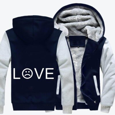 Lil Peep Love Hip hop Fleece Zip Hoodie Jacket