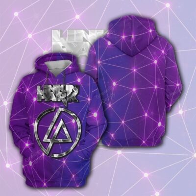 Linkin Park Unisex 3D Hoodie - Purple TSH587