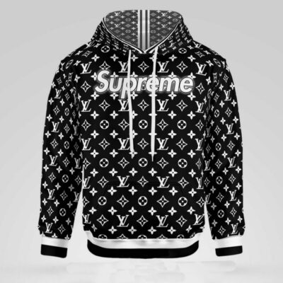 Louis Vuitton Supreme Unisex Hoodie For Men Women LV Luxury Pullover NH143