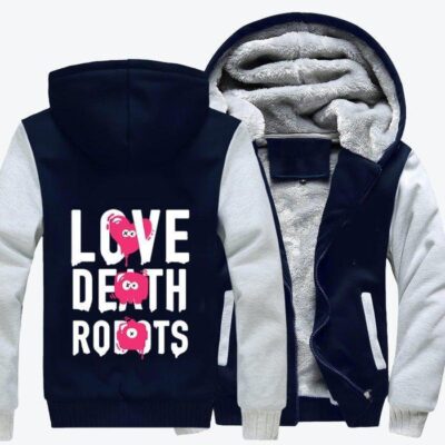 Love Death And Robots Love Death And Robots Fleece Zip Hoodie Jacket