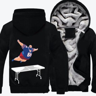 Mafia Football Fleece Zip Hoodie Jacket 3