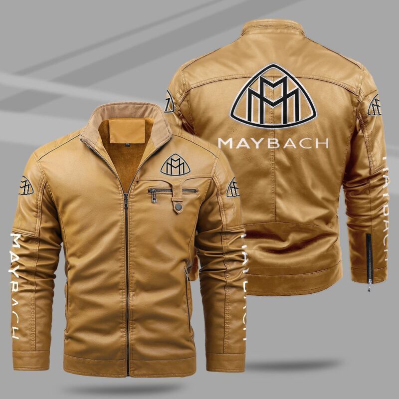 Maybach Fleece Leather Jacket TFLJ019 1
