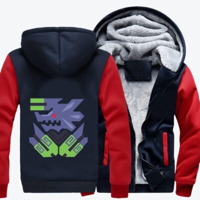Monster Hunter Icon Monster Hunter Fleece Zip Hoodie Jacket 1