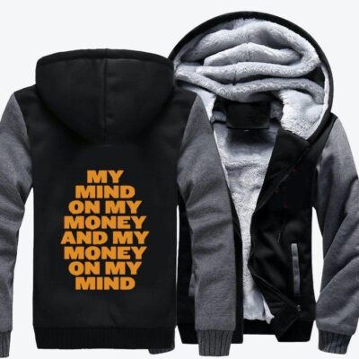 My Mind My On Money Snoop Dogg Hip hop Fleece Zip Hoodie Jacket 2
