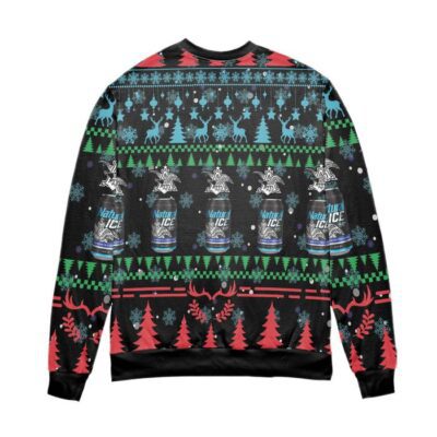 Natural Ice Beer Logo Christmas Pattern Ugly Christmas Sweater 2 Natural Ice Beer Logo Christmas Pattern Ugly Christmas Sweater 2