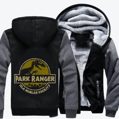 Park Ranger Jurassic World Fleece Zip Hoodie Jacket 2