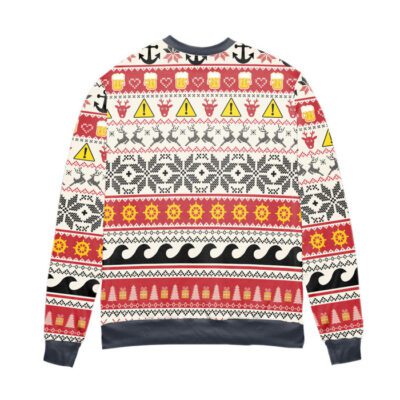 Pontoon Captain May Contain Alcohol Christmas Pattern Ugly Christmas Sweater 2 Pontoon Captain May Contain Alcohol Christmas Pattern Ugly Christmas Sweater 2
