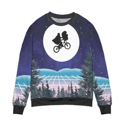 Santa Claus Xmas Night Ugly Christmas Sweater 1