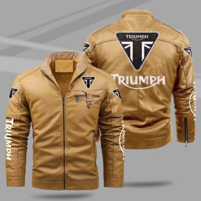 Triumph Fleece Leather Jacket TFLJ036 1