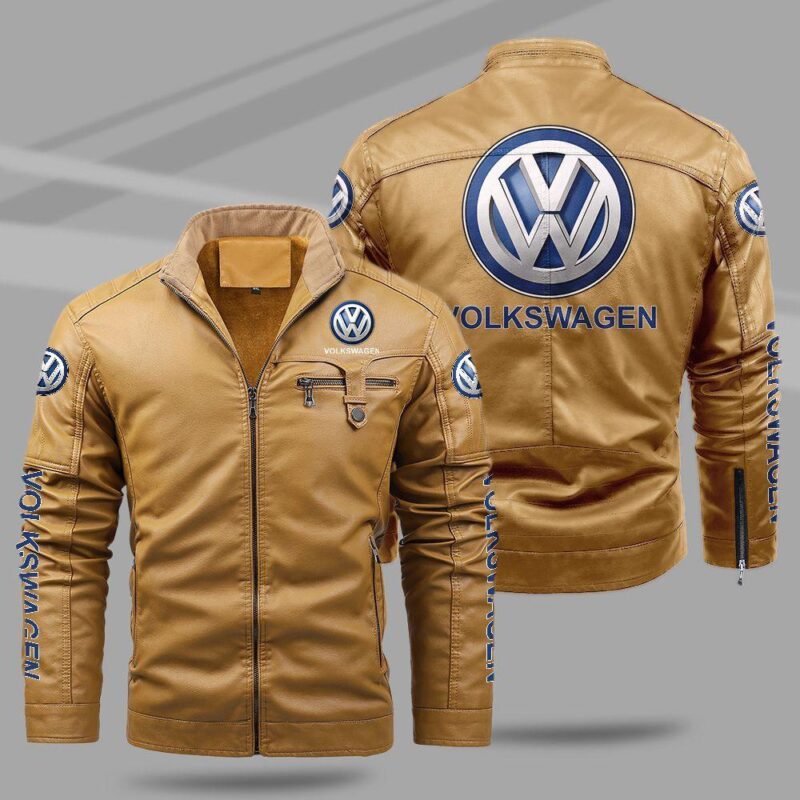 Volkswagen Fleece Leather Jacket TFLJ031 1