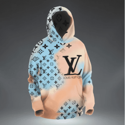 LV Louis Vuitton Luxury Usinex 3D Pullover Hoodie JH101