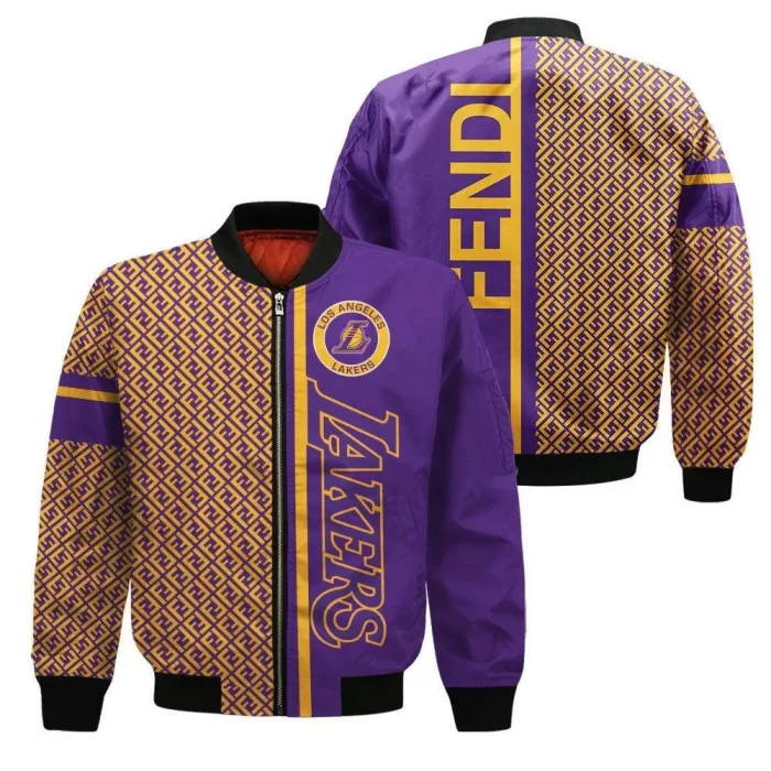 Fendi NBA Lakers Jacket Luxury BJ04339