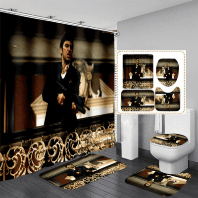 Gift For Fans - Scarface Ver Bathroom Sets - Shower Curtain Set BRS168