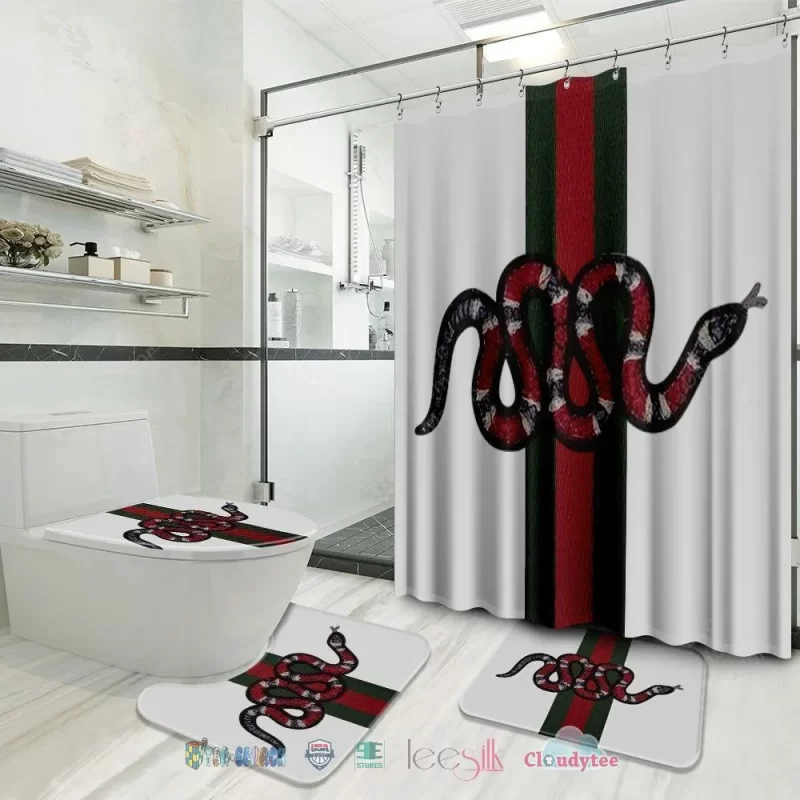 Gucci GC Bathroom Set Shower Curtain BRS929