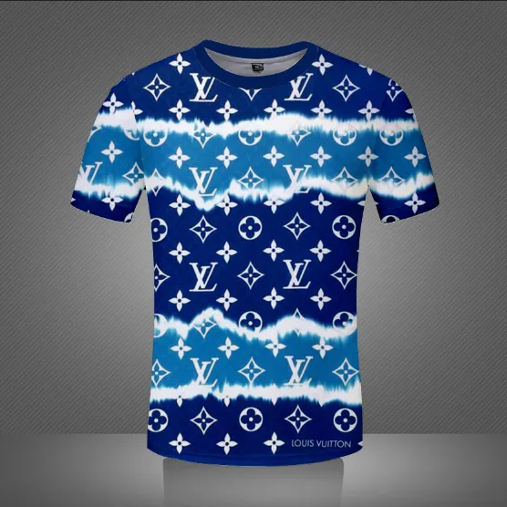 Louis Vuitton Logo Blue Luxury Brand Unisex T-Shirt TS2411