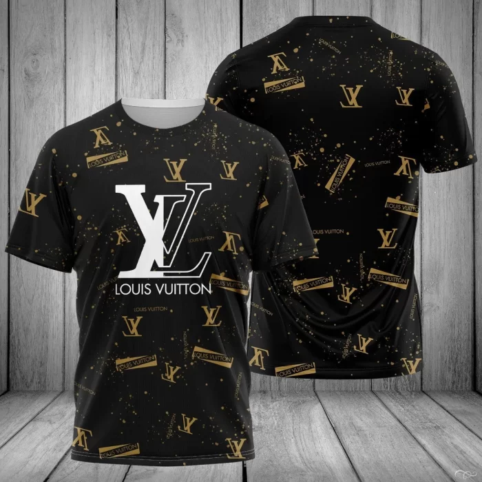 Louis Vuitton New Black Luxury Brand Unisex T-Shirt TS2481