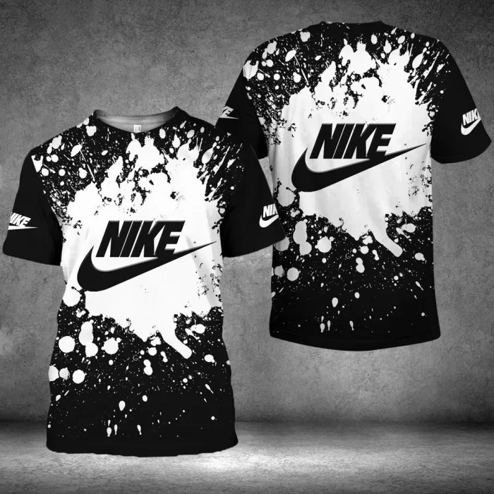Nike Black White Painting Luxury Brand Premium Unisex T-Shirt TS2471