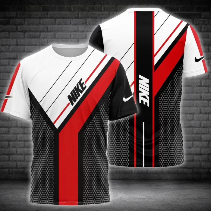 Nike Black White Red Luxury Brand Unisex T-Shirt TS2464