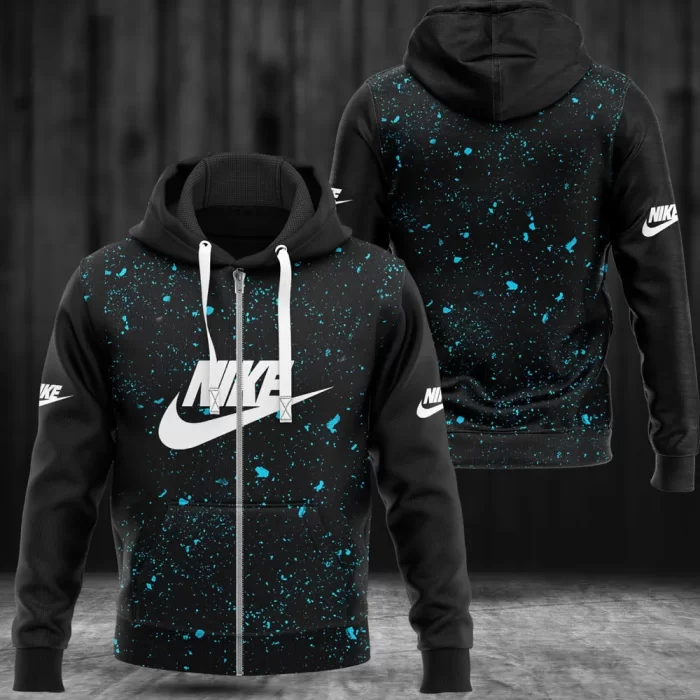 Nike Space Unisex Zipper Hoodie Luxury Brand ZH01566
