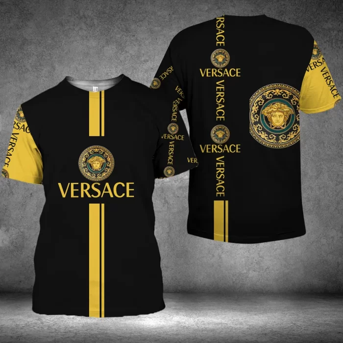 Versace Medusa Black Luxury Brand Premium Unisex T-Shirt TS2509