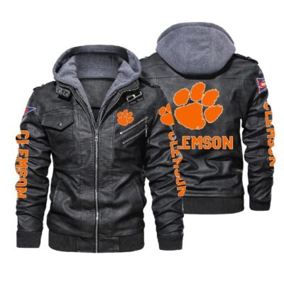 Clemson Tigers NCAA Leather Jacket LJ0912