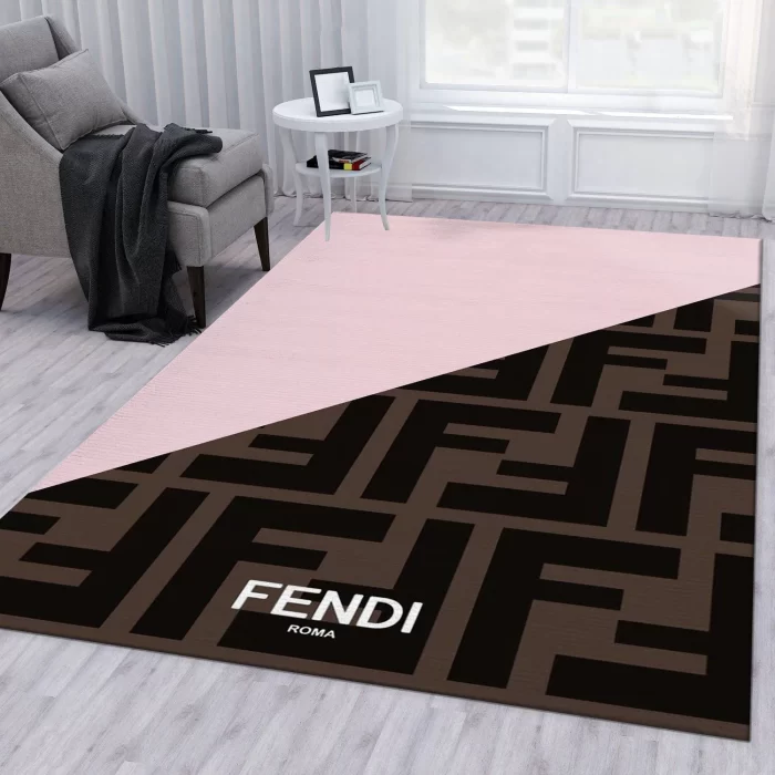 Fendi Area Rug Living Room Rug Carpet Christmas Gift Decor RR2826