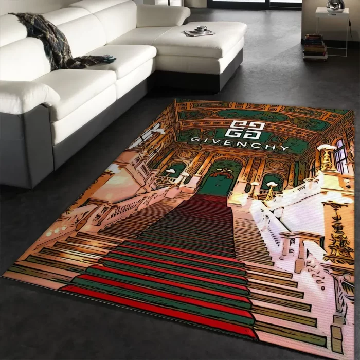 Givenchy Fashion Logo Limited Luxury Brand Area Rug Carpet Floor Decor RR3148