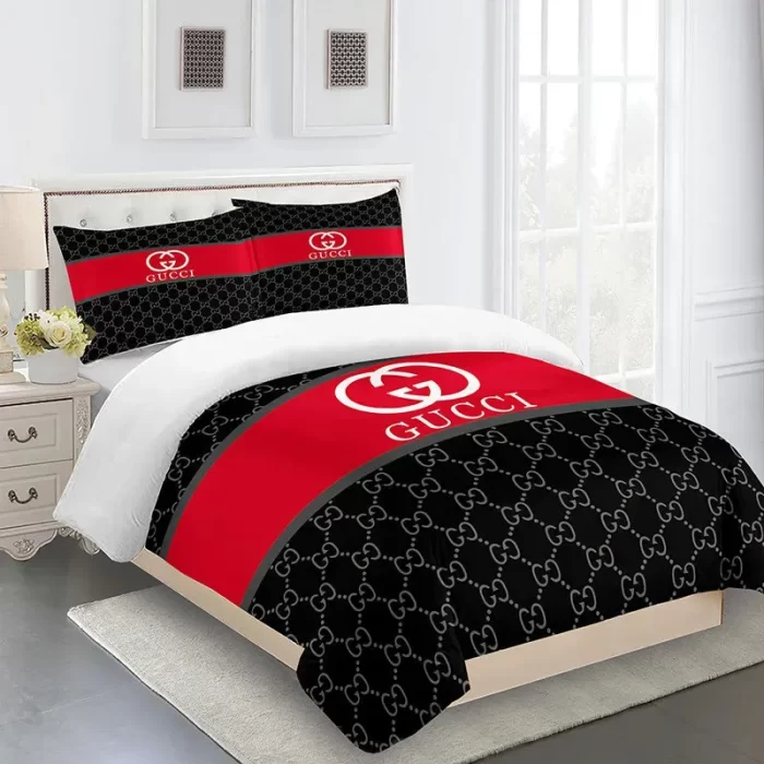 Gucci Fashion Logo Limited Luxury Brand Bedding Set BS443