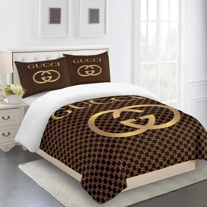 Gucci Fashion Logo Limited Luxury Brand Bedding Set BS458