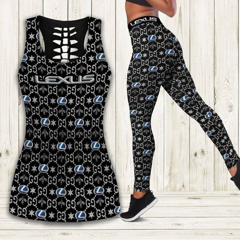 Gucci-Lexus-Tank-Top-Leggings-Set-Luxury-Brand-For-Women-Yoga-Gym Gucci Lexus Tank Top Leggings Set Luxury Brand For Women Yoga Gym