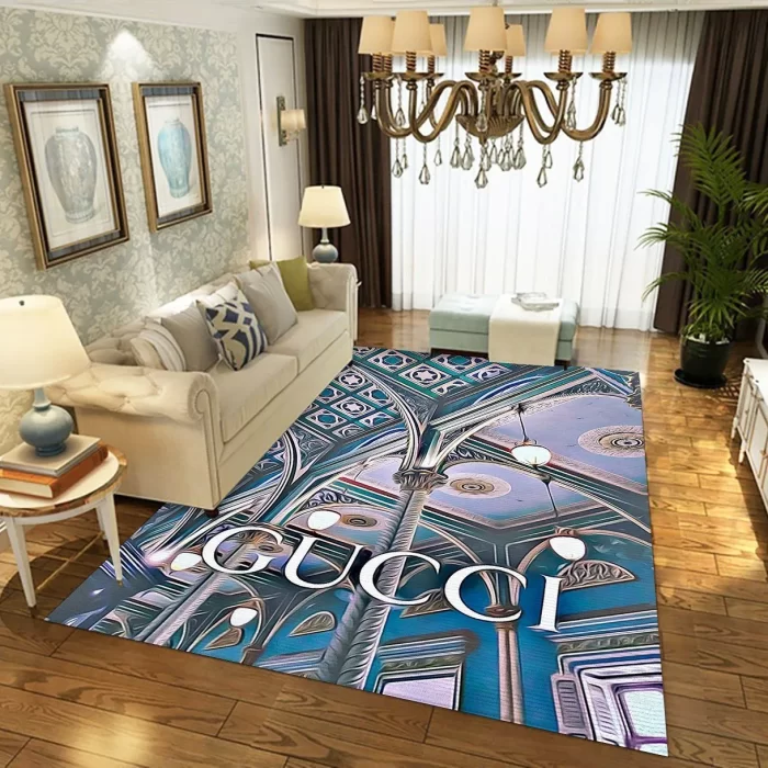 Gucci Luxury Brand Area Rug For Living Room Bedroom Carpet Floor Decor Mat RR3010