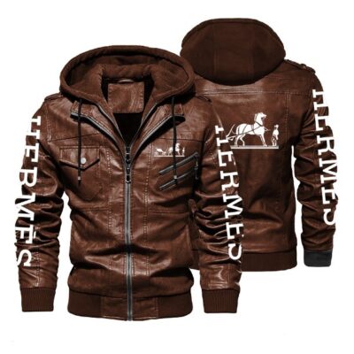 Hermes Leather Jacket LJ1345
