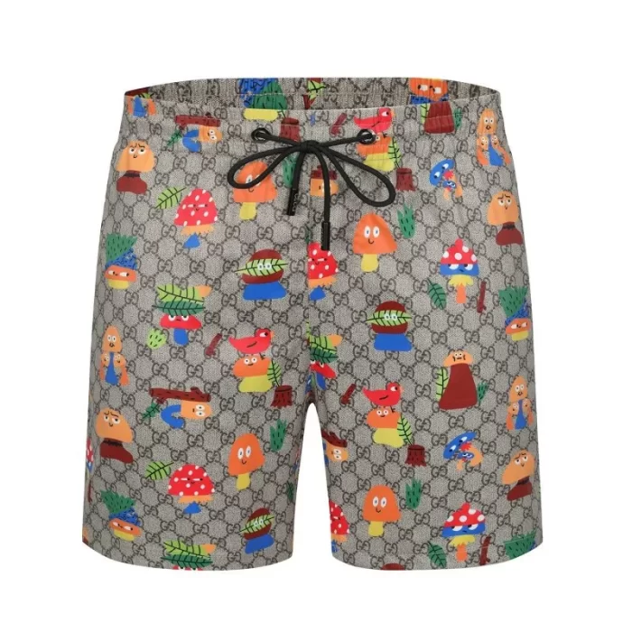Hot Gucci Luxury Brand All Over Print Shorts Pants For Men