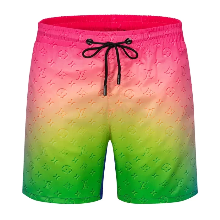 Louis Vuitton Colorful Hot Luxury Brand All Over Print Shorts Pants For Men