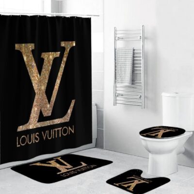 Louis Vuitton Fashion Logo Limited Luxury Brand Bathroom Set Home Decorations BRS203