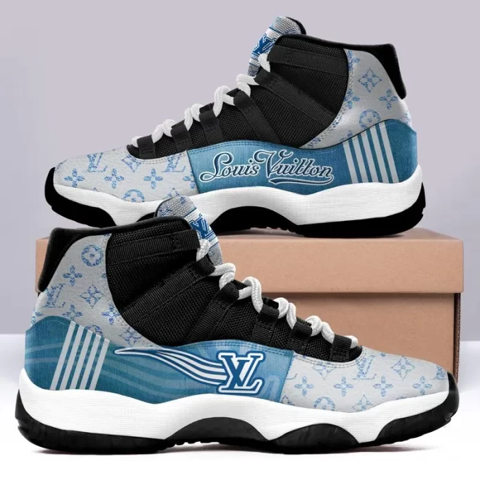 Louis Vuitton Geometric Sporty Air Jordan 11 Shoes LV Sneakers Gifts JD11038