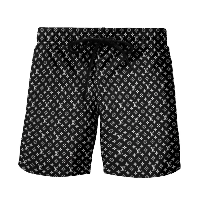 Louis Vuitton Hot Luxury All Over Print Shorts Beach For Men