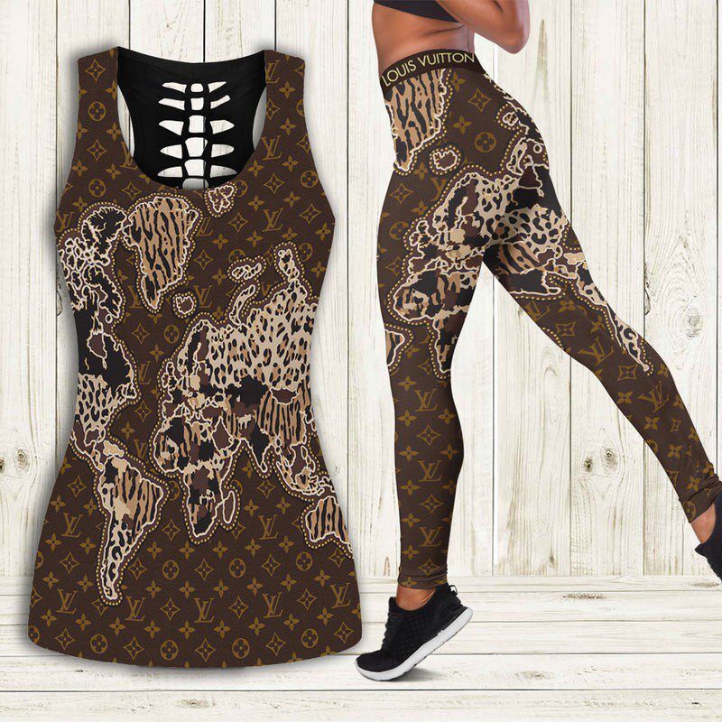 Louis-Vuitton-Map-Tank-Top-Leggings-Set-Luxury-Brand-Lv-For-Women-Yoga-Gym Louis Vuitton Map Tank Top Leggings Set Luxury Brand Lv For Women Yoga Gym