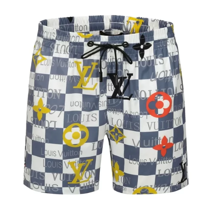 Louis Vuitton New 3D LV Luxury All Over Print Shorts Pants For Men