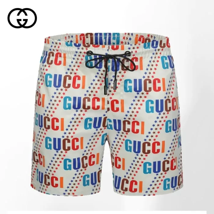 New Gucci Luxury Pants All Over Print Shorts For Men