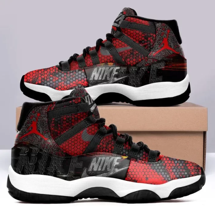Nike Red Air Jordan 11 Sneakers Shoes JD11023