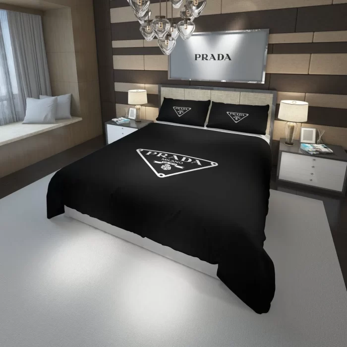 Prada Luxury Brand Bedding Set Bedspread Duvet Cover Set BS361