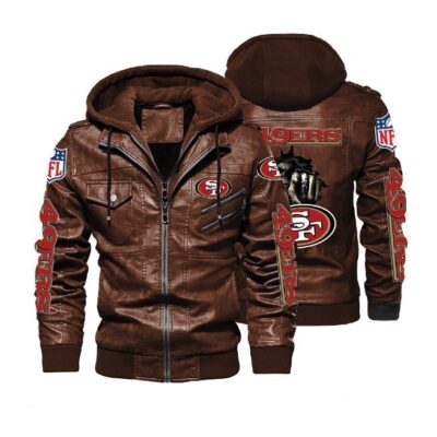 San Francisco 49ers NFL Grim Reaper Leather Jacket LJ2344